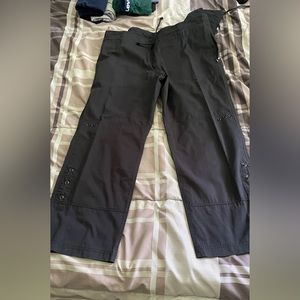 Black cargo Prada pants
